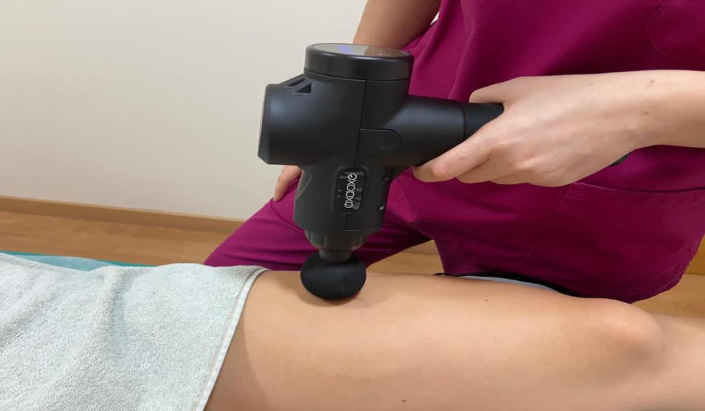 Preparacion de los musculos antes del masaje