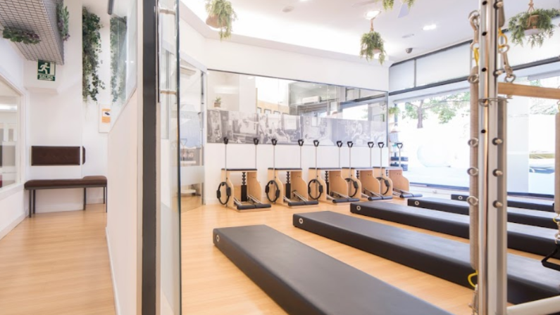 Foto del interior del gimnasio Spazio Pilates
