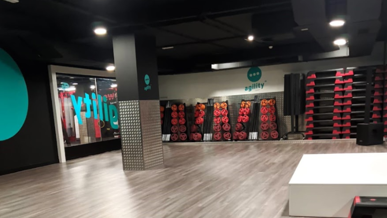 Foto del interior del gimnasio Synergym Leon Auditorio