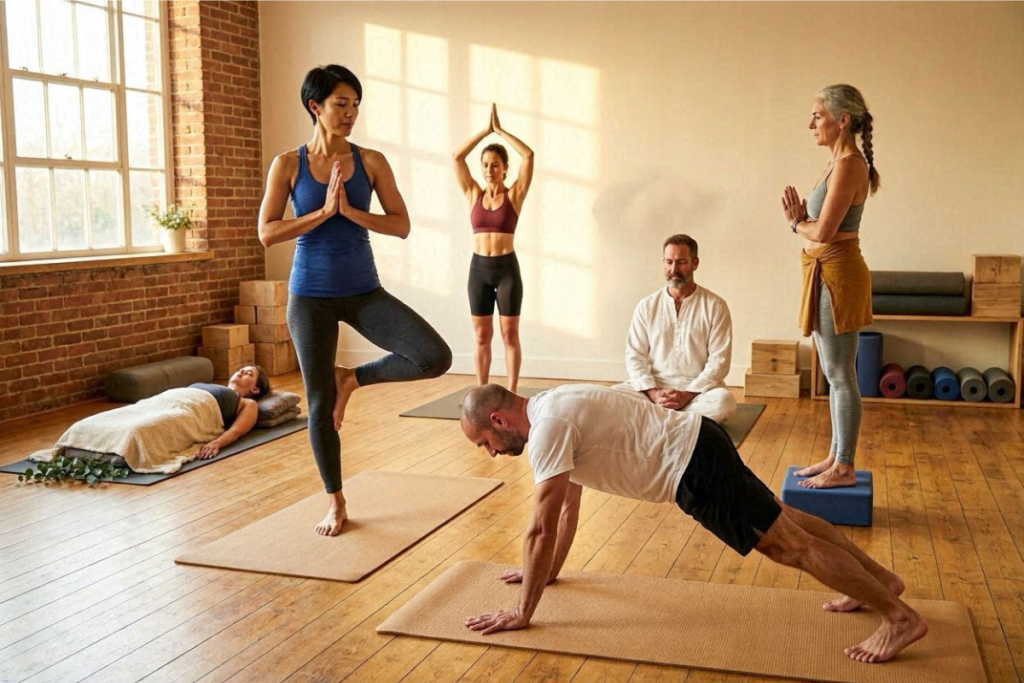 Principales estilos de yoga: hatha, vinyasa, ashtanga y kundalini
